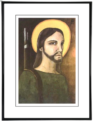 Cuadro Cristo con fusil