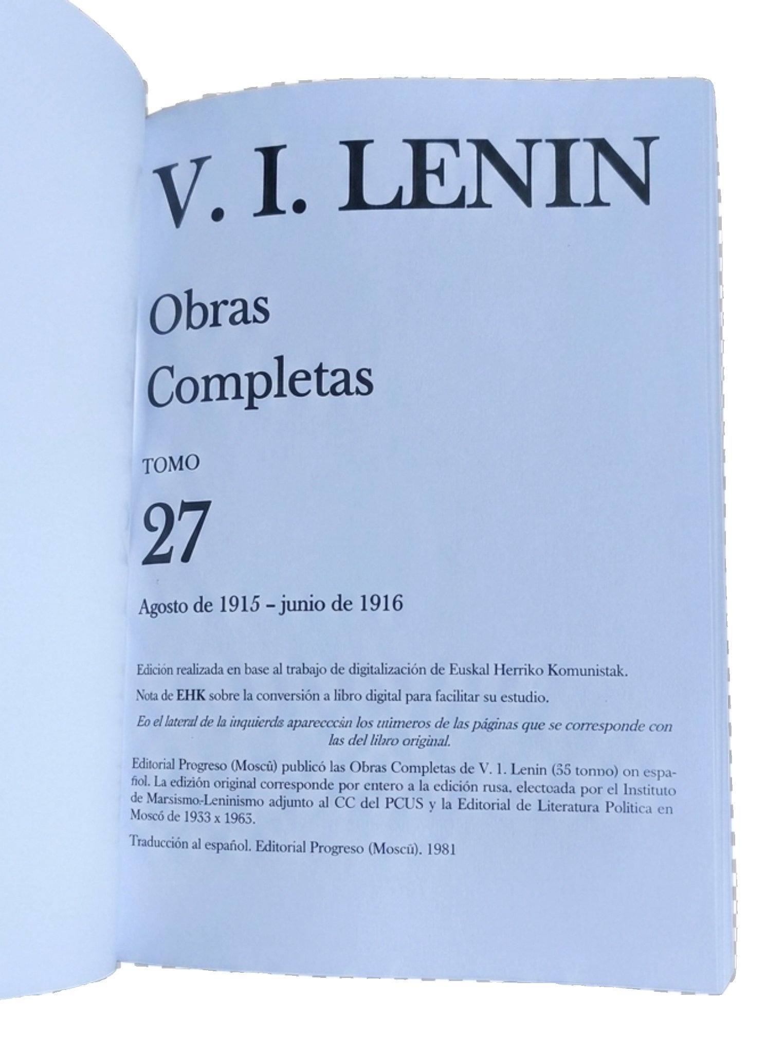 Obras Completas de Lenin (55 tomos) - Imagen 12