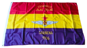 Bandera Escuadrilla alas rojas
