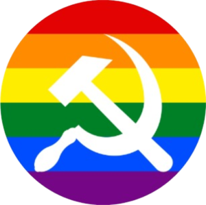 Chapa LGTB Comunismo