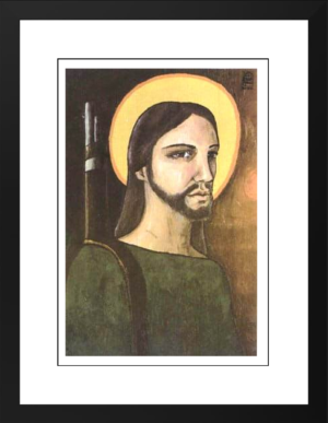 Cuadro Cristo con fusil