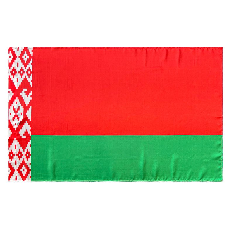 Bandera de Bielorrusia en satén